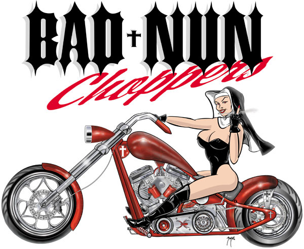 BAD NUN CHOPPERS LOGO